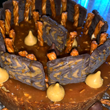 Big Jake’s, You Salty or Naw? Salted Caramel Pretzel Cheesecake